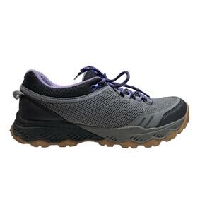 Vionic Shoes Womens Mckinley Low Trail Hiking Sneakers 3105 Gray Purple Size 9.5